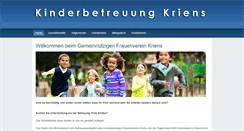 Desktop Screenshot of kinderbetreuung-kriens.ch