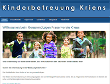 Tablet Screenshot of kinderbetreuung-kriens.ch